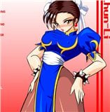 the queen of fighting game world - chun li dress up