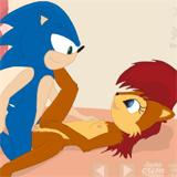 Sonic Sally Porn - Sally loves Sonic - Hentai Flash