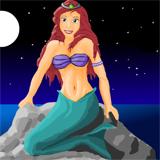 Mermaid undressing
