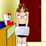 schoolgirl undress R-15