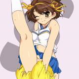 cheerleader Haruhi undress breakout チアハルヒ崩し