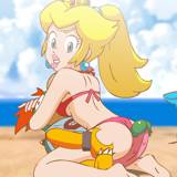 Peach At The Beach