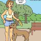 A DAY IN THE PARK UN DIA EN EL PARQUE, lola y boby